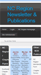 Mobile Screenshot of newsletter.ncregionaaca.com